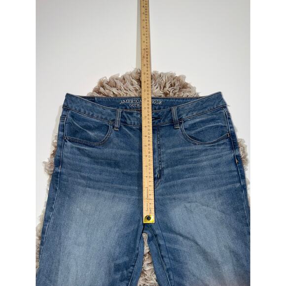 American Eagle women’s super stretch hi rise jegging blue jeans - Picture 6 of 13